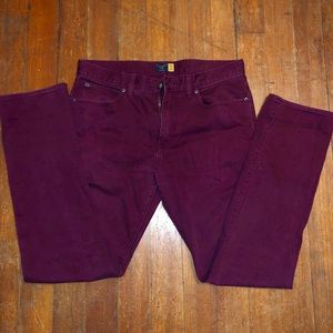 Burgundy J. Crew jeans!